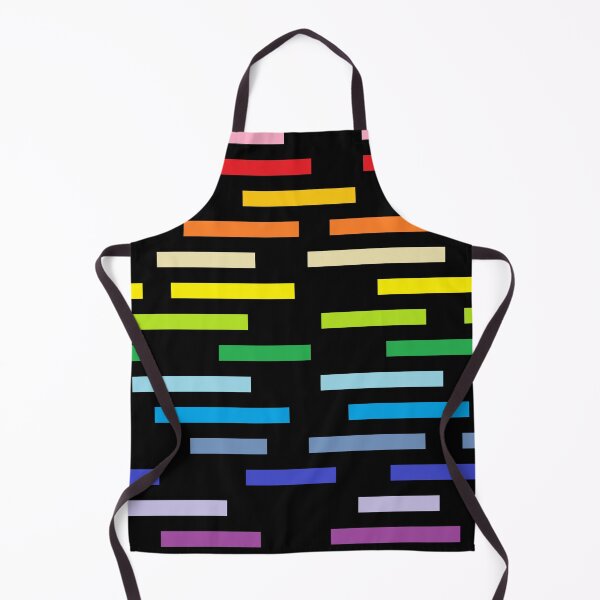 Item preview, Broken Broader Spectrum Rainbow and Black Stripes  designed and sold by lornakay.