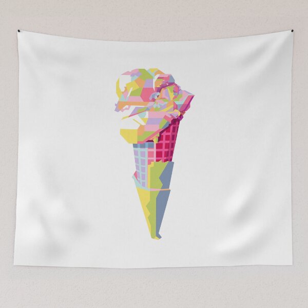 Item preview, Ice Cream Cone Wpap Pop Art Transparant background designed and sold by ahmadnusyirwan.