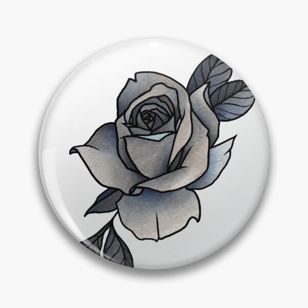 Item preview, Blue Neotraditional Rose designed and sold by xalexiart.