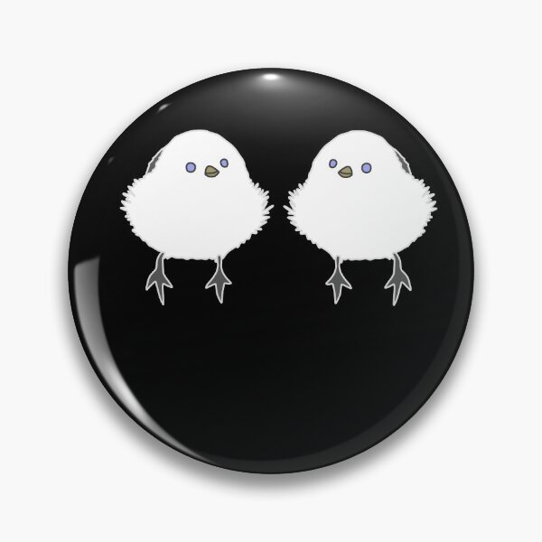 Item preview, SHIMA ENAGA | Japanese Bird | Fluffy White Ball | Long-tailed tit designed and sold by yourtravelguide.