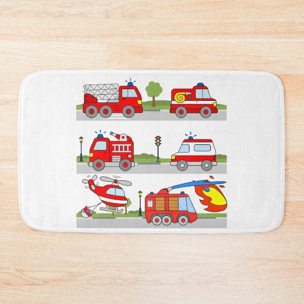 Artikelvorschau, Feuerwehrautos Kleinkinder Kinder entworfen und verkauft von samshirts.