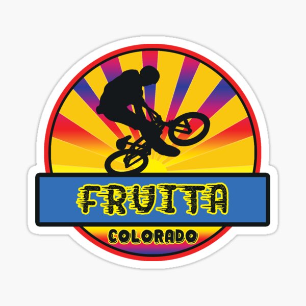 Item preview, MOUNTAIN BIKE FRUITA COLORADO BIKING MOUNTAINS designed and sold by DESTINATIONS DECAL.