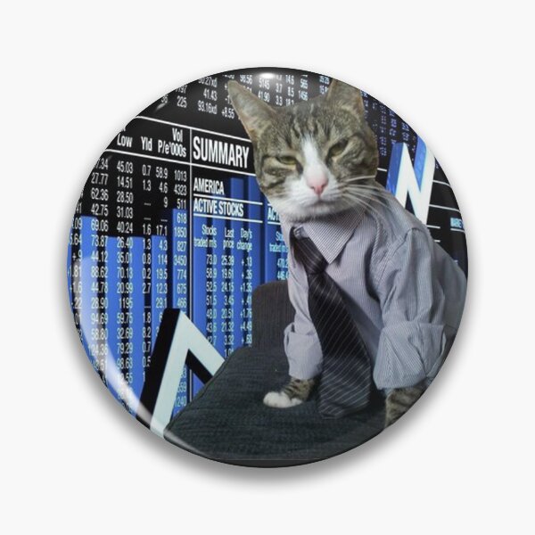 Artikelvorschau, Stonks Business Cat Design Meme entworfen und verkauft von GRAYPics.