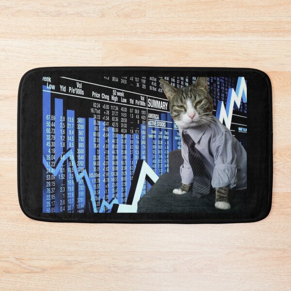 Artikelvorschau, Stonks Business Cat Design Meme entworfen und verkauft von GRAYPics.