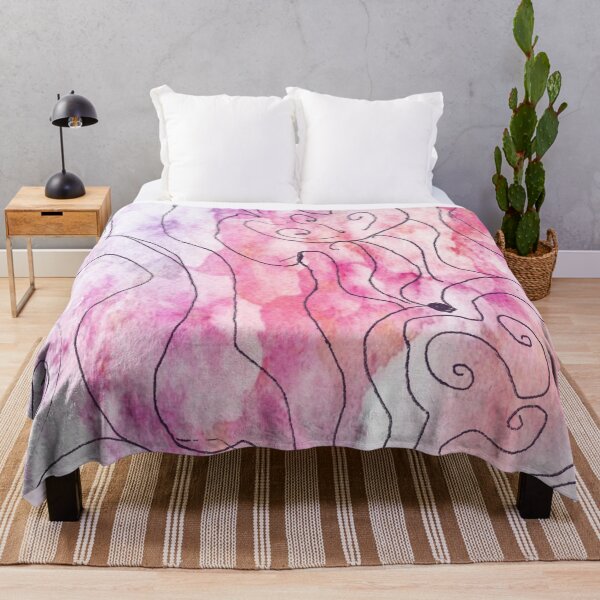 Artikelvorschau, Swirly Whirl-Vibrant Pink entworfen und verkauft von Designs By YL.