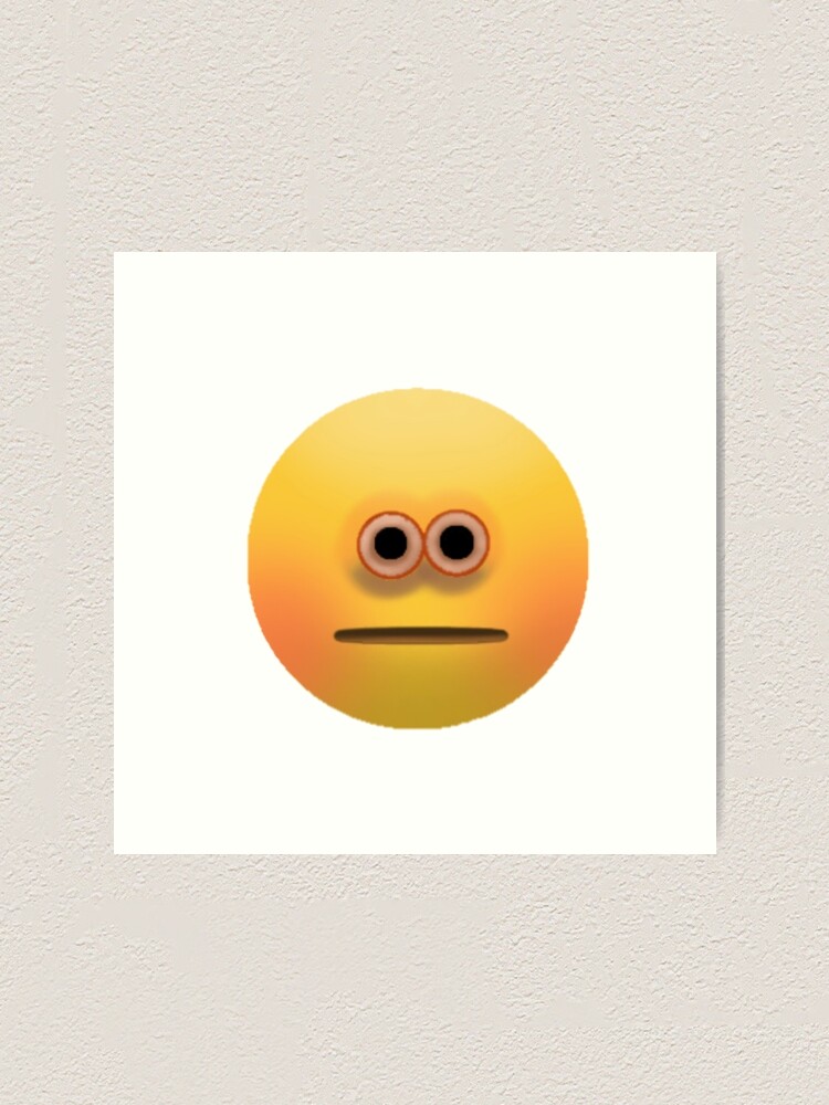 Cursed Emoji Meme Wall Art for Sale