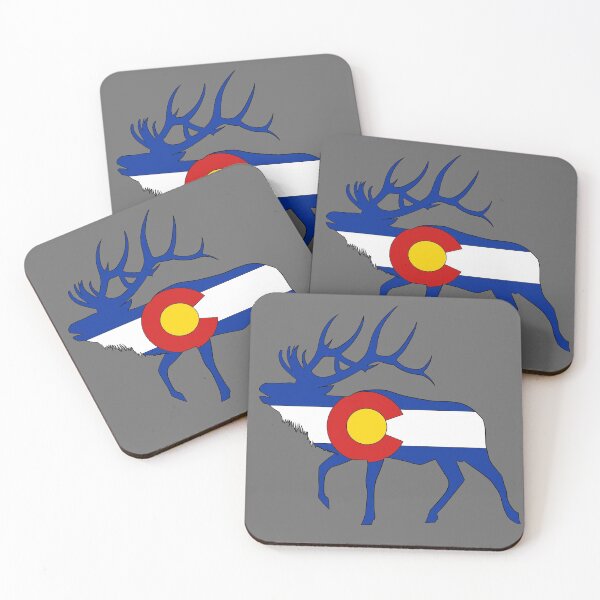 Item preview, Colorado Flag Elk Graphic  designed and sold by Tai Chan.