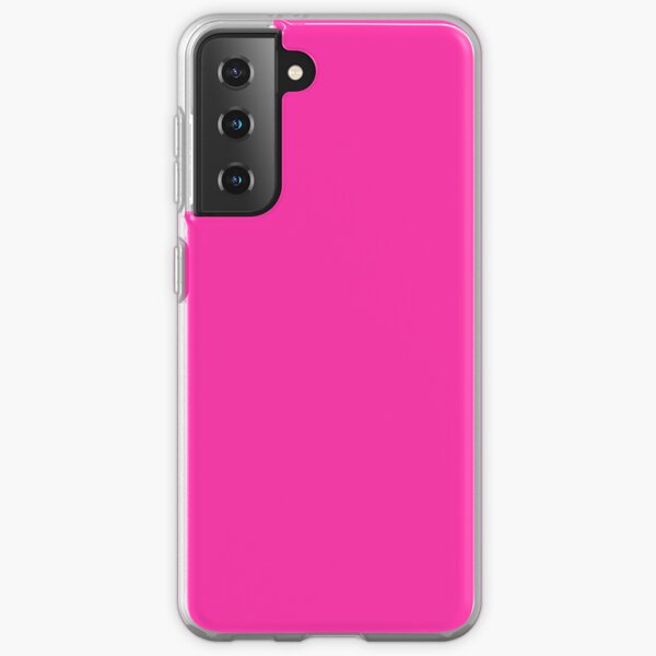 Fluorescent Neon Hot Pink Samsung Galaxy Soft Case
