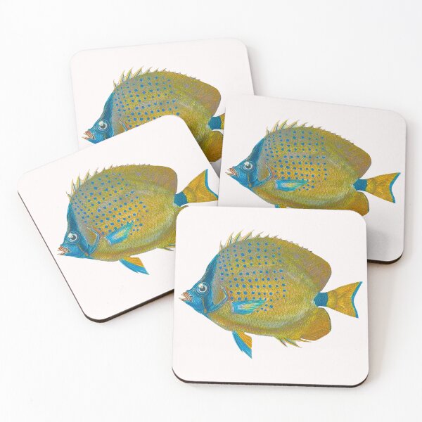Item preview, Butterflyfish Coralfish Reef Fish Saltwater Aquarium Chaetodon miliaris designed and sold by TheAplus.