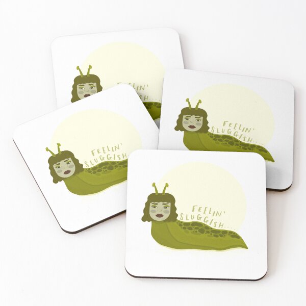Item preview, 'Feelin' sluggish' Slug Girl designed and sold by Ellie Glasgow.
