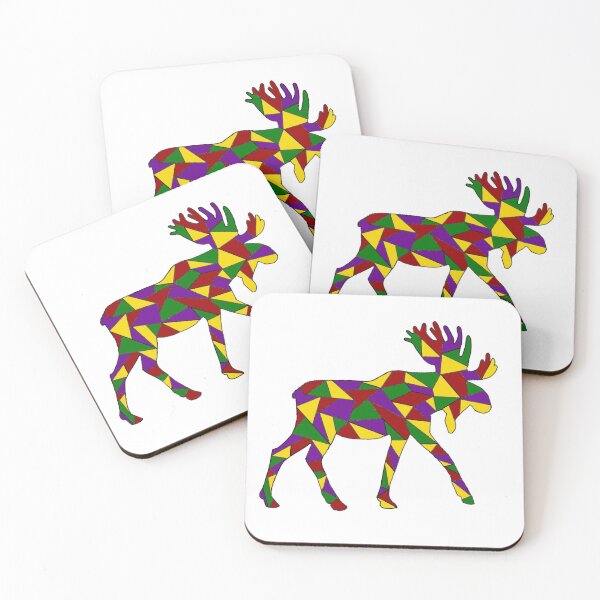 Item preview, geometric moose designed and sold by countrypines.