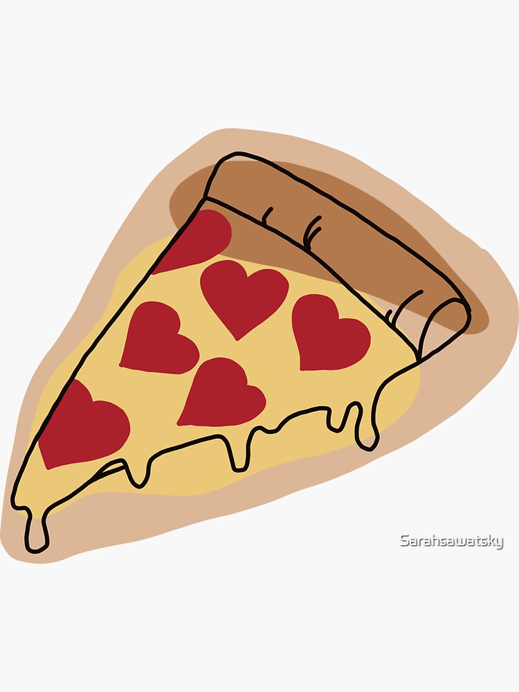 Pizza My Heart Decal