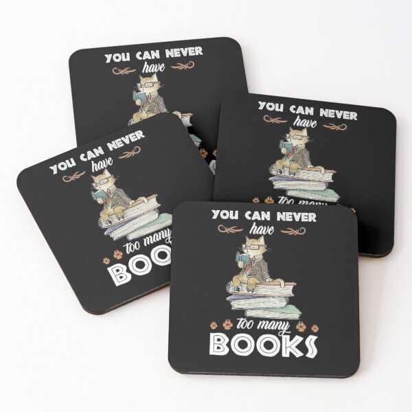Item preview, Funny Cat Reading You Can Never Have Too Many Books designed and sold by BTGTEES.