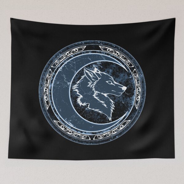 Item preview, wolf moon designed and sold by NicGrayGraphic.