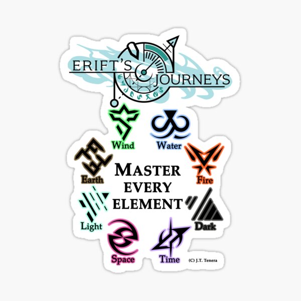 Master The Elements Sticker