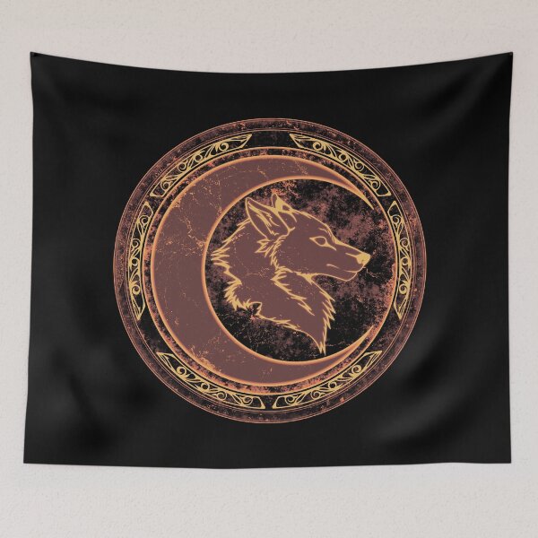Item preview, wolf moon designed and sold by NicGrayGraphic.