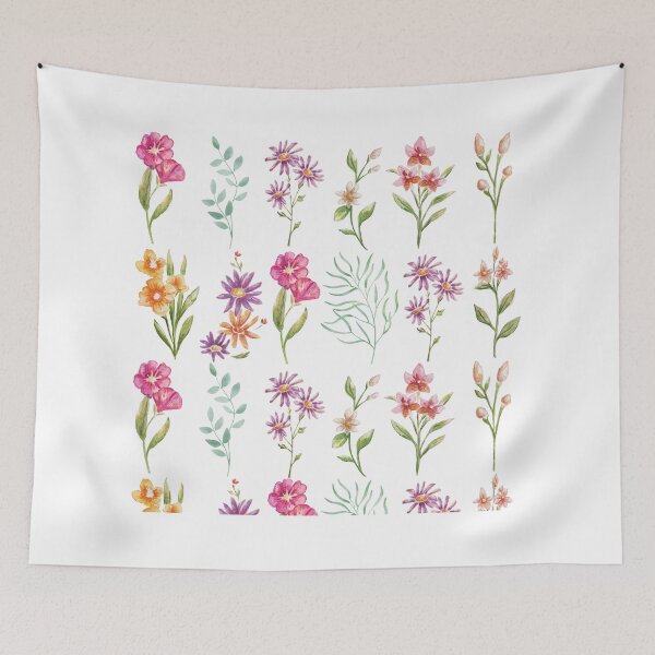 Item preview, Watercolor botanical collection of herbs and spices  designed and sold by MerlinTea.