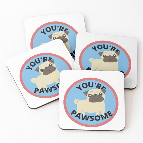 Item preview, Youre Pawsome Dog Pun Design designed and sold by ToastyBopShop.