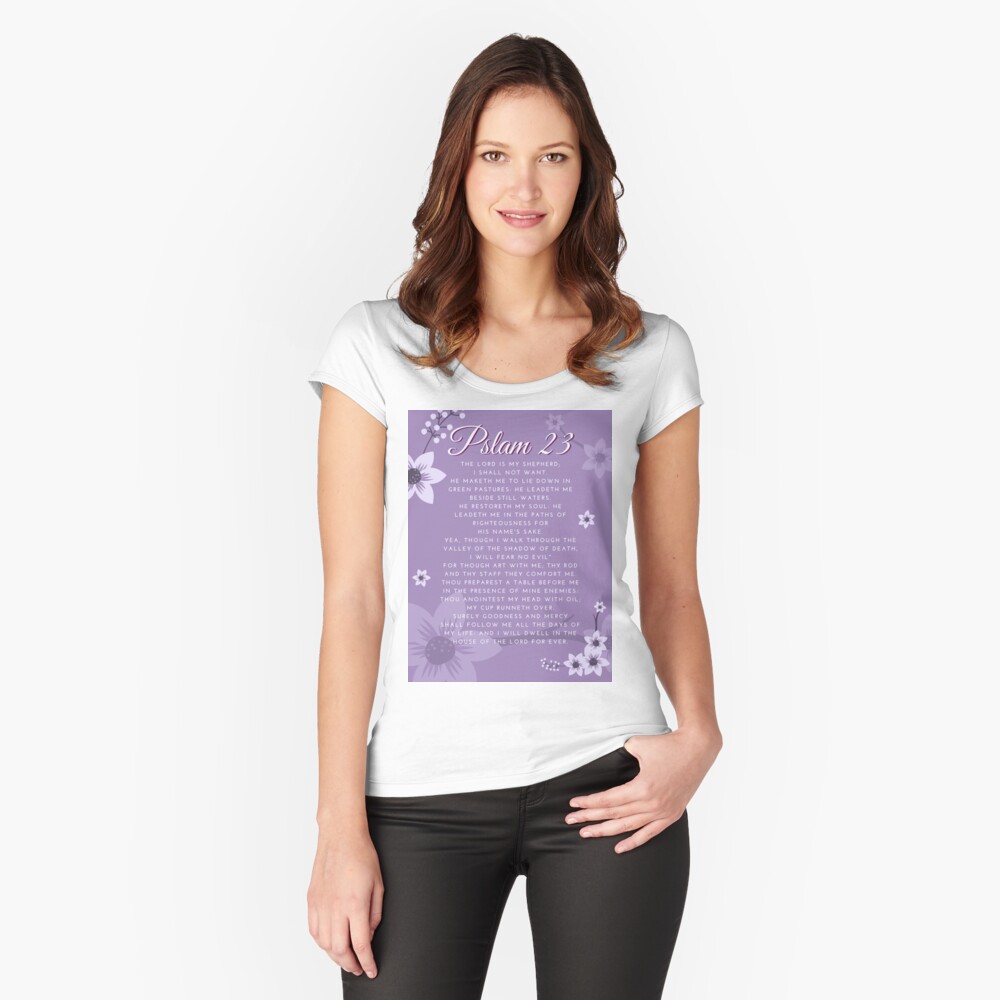 Item preview, Fitted Scoop T-Shirt designed and sold by DesignsbyEH.