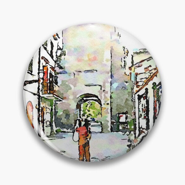 Item preview, Barbarano Romano: foreshortening with tower designed and sold by Giuseppe Cocco.