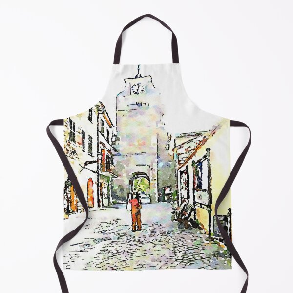 Item preview, Barbarano Romano: foreshortening with tower designed and sold by Giuseppe Cocco.