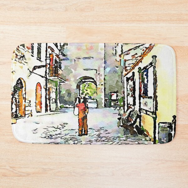 Item preview, Barbarano Romano: foreshortening with tower designed and sold by Giuseppe Cocco.