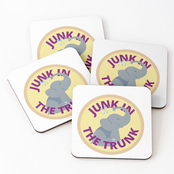 Item preview, Junk In The Trunk Elephant Pun designed and sold by ToastyBopShop.