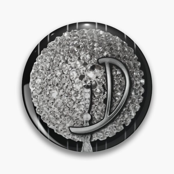 Item preview, Letter D - Burlesque Pastie Tassel Silver designed and sold by Xarah.