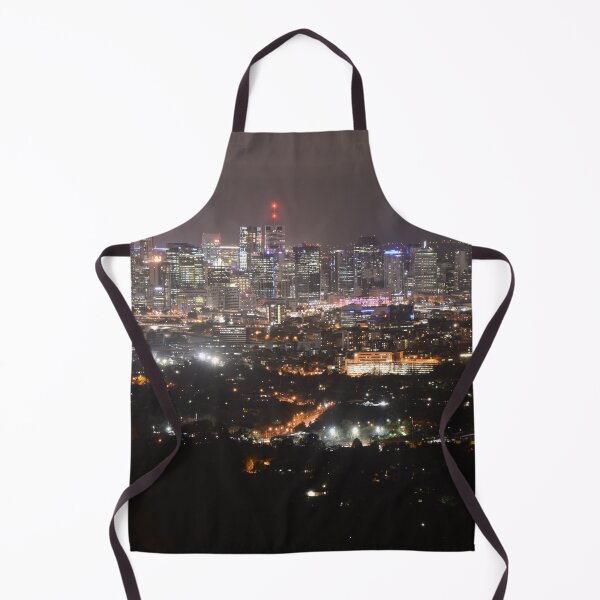 Item preview, Brisbane Skyline, night time view of the city from Mount Coot-tha, photo by Einar Aasen designed and sold by Einar Aasen.