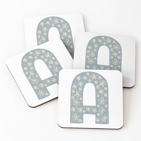 Item preview, Letter A with a daisy pattern designed and sold by SJAPhoto.
