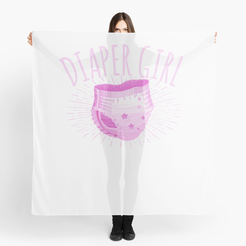 Pañuelo for Sale con la obra «ABDL DiaperGirl Diaper Girl DDLG pañal para  bebé adulto» de vintageday | Redbubble