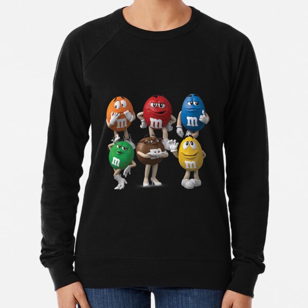 M&M Chocolate Colour Characters Collection Lightweight Sweatshirt