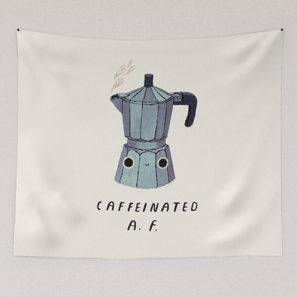 Item preview, Caffeinated AF designed and sold by louros.