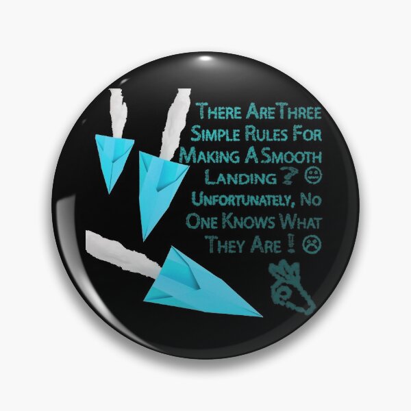 Item preview, Three Simple Rules For landing! designed and sold by ZoomTaDesign.