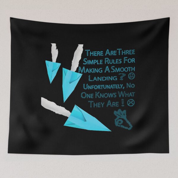 Item preview, Three Simple Rules For landing! designed and sold by ZoomTaDesign.