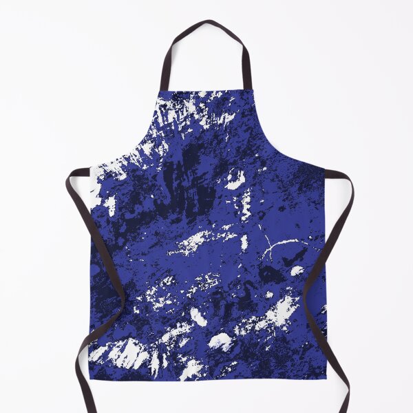 Item preview, Deep ocean blue abstract art designed and sold by ByPeachyDesigns.