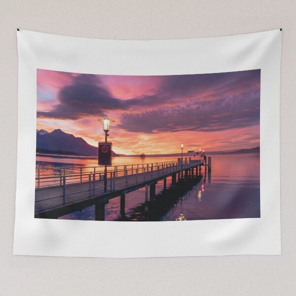 Item preview, Sunset at Lake Geneva designed and sold by swissflake.
