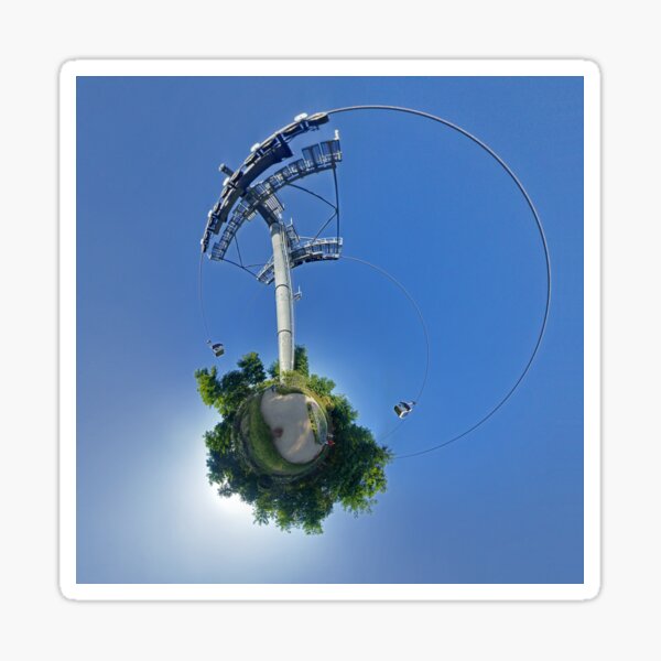 Cable car at Floriade 2012 Sticker