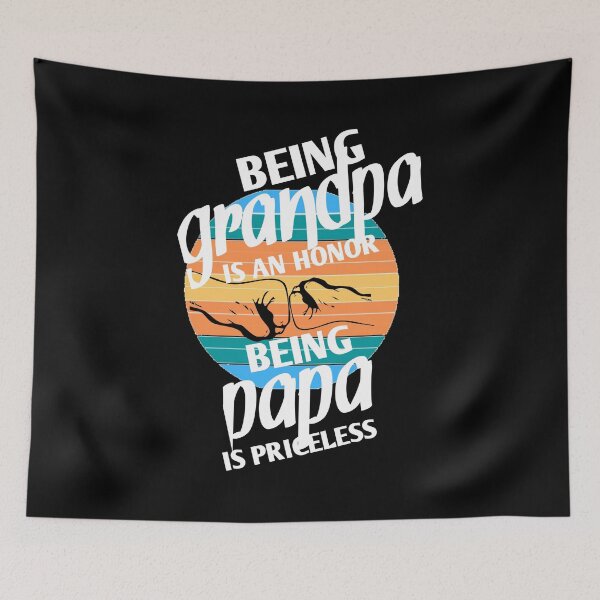 Item preview, being grandpa is an honor being papa is priceless designed and sold by medbouk1.