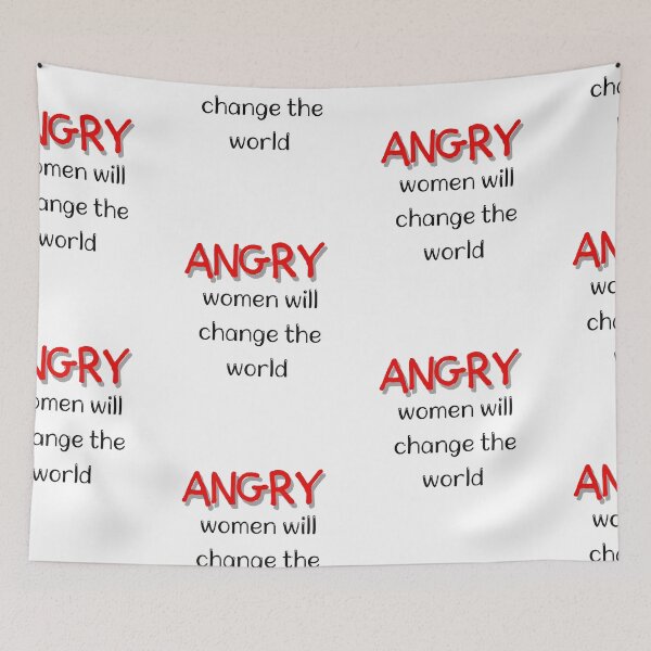 Item preview, Angry Women Will Change The World designed and sold by SportyDogShop.