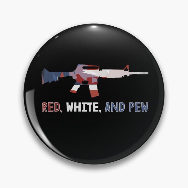 Item preview, Red, White, and Pew - AR15 American Flag Gun designed and sold by Matt Ballinger.