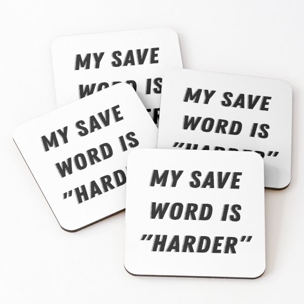 Item preview, My Save Word Is Harder designed and sold by DeeXdesigns.