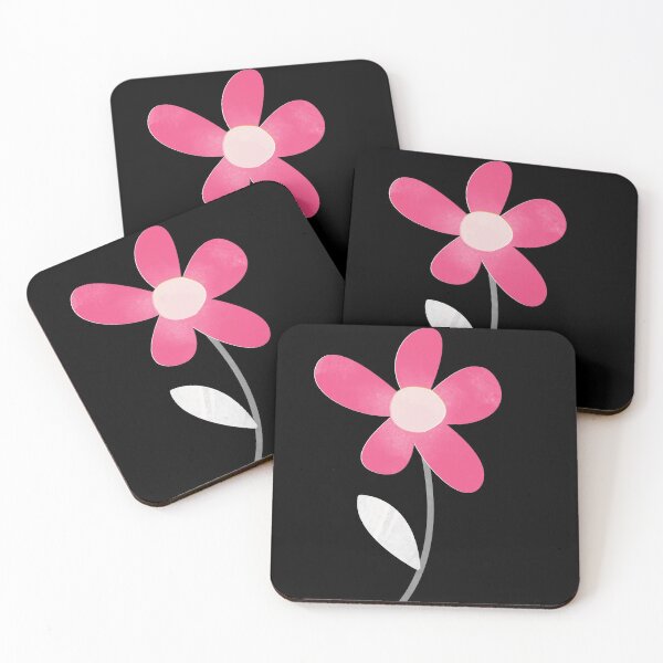 Item preview, Simple, abstract, artsy graphic pink watercolour flower floral sketch - Caroline Laursen Original designed and sold by Caroline Laursen.