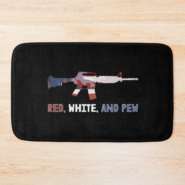 Item preview, Red, White, and Pew - AR15 American Flag Gun designed and sold by Matt Ballinger.