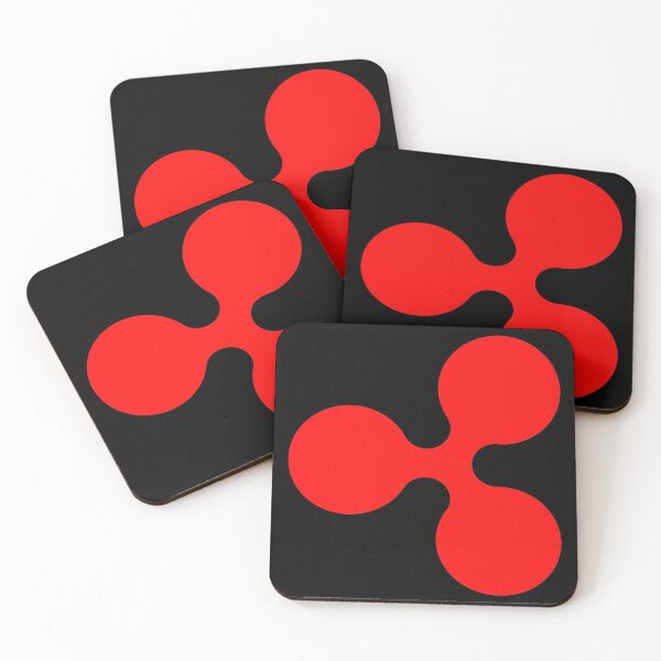 Item preview, Red Ripple Cryptocurrency Coin designed and sold by JCWardrobe.
