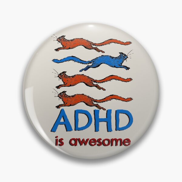 Item preview, ADHD is Awesome designed and sold by sandpiperstudio.