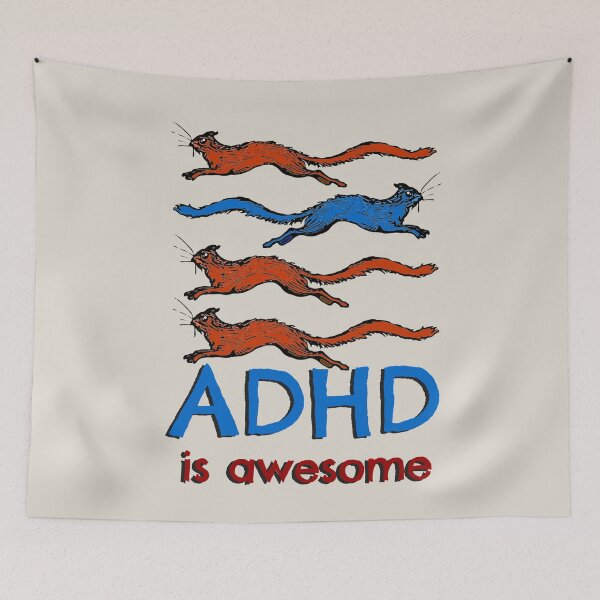Item preview, ADHD is Awesome designed and sold by sandpiperstudio.