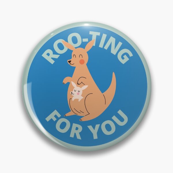 Item preview, Roo-ting for you Kangaroo pun designed and sold by ToastyBopShop.