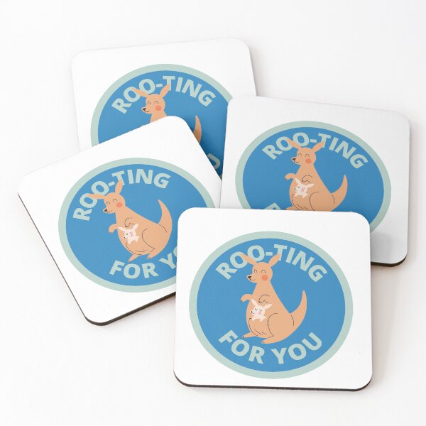 Item preview, Roo-ting for you Kangaroo pun designed and sold by ToastyBopShop.