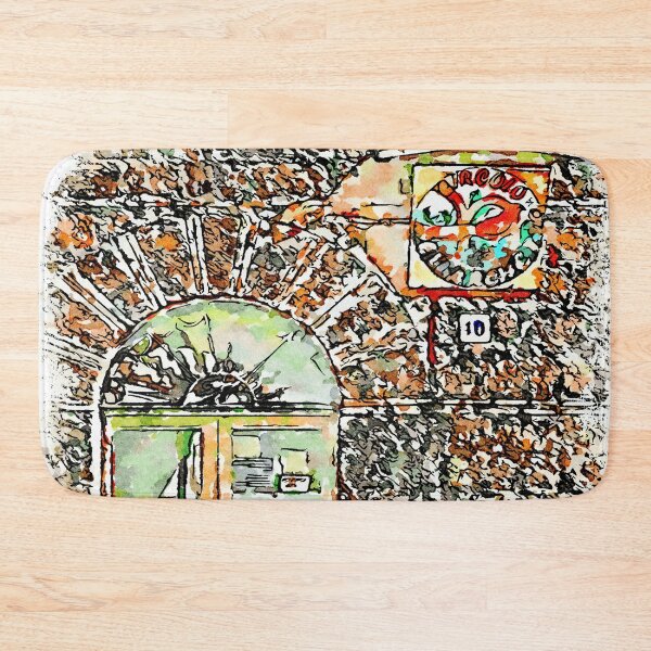Item preview, Barbarano Romano: wooden and glass door designed and sold by Giuseppe Cocco.
